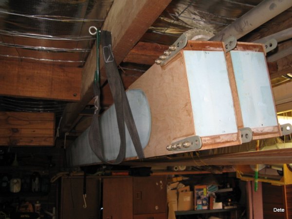 Wing spar's completed with attach fittings