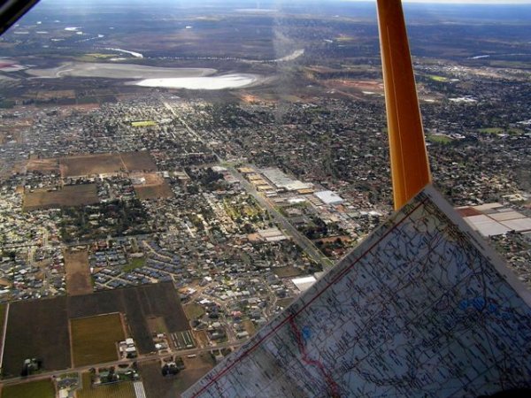 Coming into Mildura