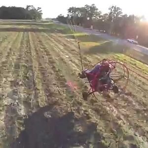 South West Georgia winter powered parachute flight - YouTube