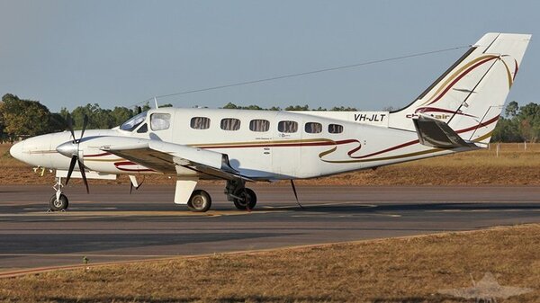 Cessna 441 Conquest II VH-JLT.jpg