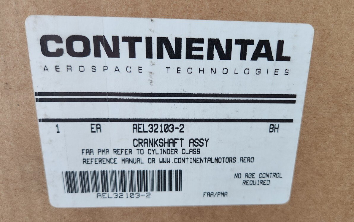 More information about "Lycoming crankshaft for O/IO/AEIO-320 models"